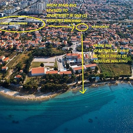 Apartment Near Center,Beach,Bus +Free Parking Zadar Exterior foto