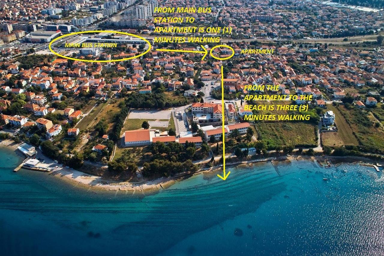 Apartment Near Center,Beach,Bus +Free Parking Zadar Exterior foto
